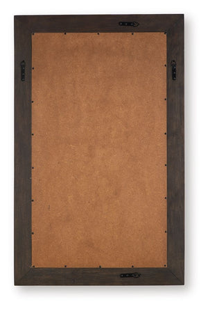 Advin - Accent Mirror - Dark Brown