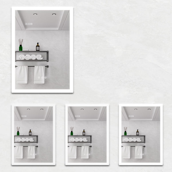 Bathroom Medicine Cabinet With Lights, LED Medicine Cabinet With Mirror, Lighted Medicine Cabinet With Defogger