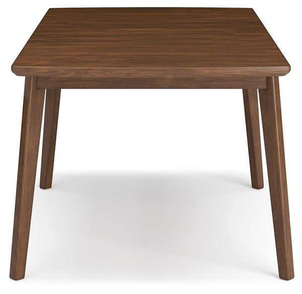 Lyncott - Rectangular Dining Room Butterfly Extension Table - Brown