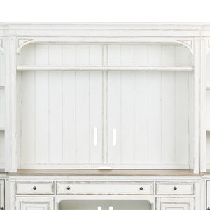 Magnolia Manor - Entertainment Hutch - Antique White