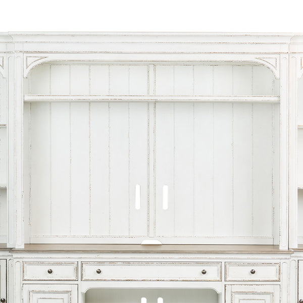 Magnolia Manor - Entertainment Hutch - Antique White