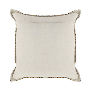 Leopard - 20" x 20" Pillow - Camel / Black