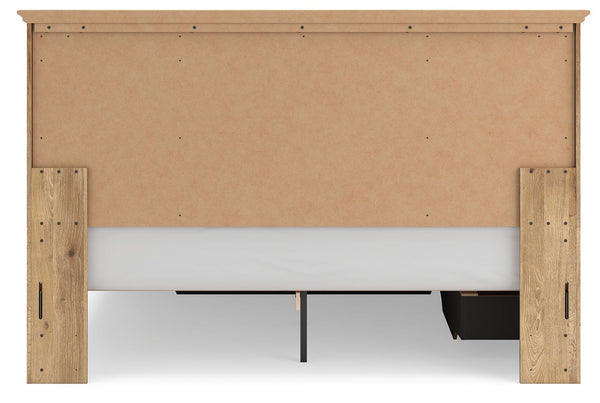 Makidern - Panel Storage Bed