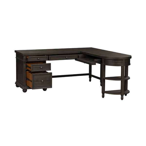 Harvest Home - L Shaped Desk - Chalkboard