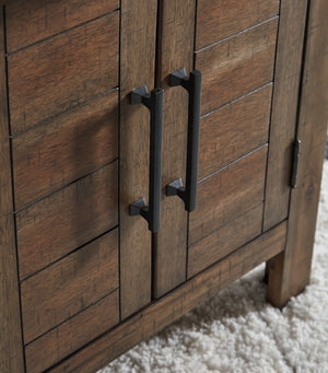 Moriville - Rectangular End Table - Grayish Brown