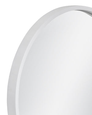 Cyprus - Wall Mirror - Glossy White