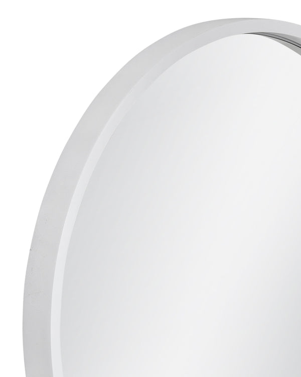 Cyprus - Wall Mirror - Glossy White