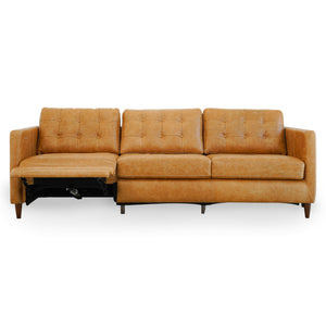 Christopher - Electric Inclining Sofa Left Facing - Tan