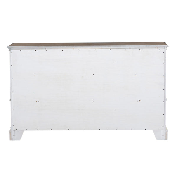 Magnolia Manor - 9 Drawer Dresser - Antique White