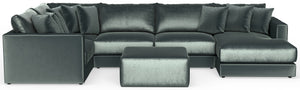 Remington - Modular Sofa And Cocktail Ottoman - Pine