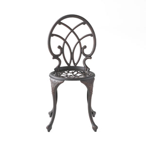 Charleston 3 Pieces Cast Bistro Set - Copper
