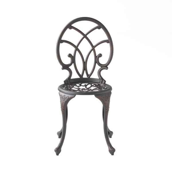 Charleston 3 Pieces Cast Bistro Set - Copper