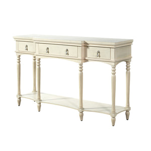 Retro Console Table With 3 Soft Close Drawers