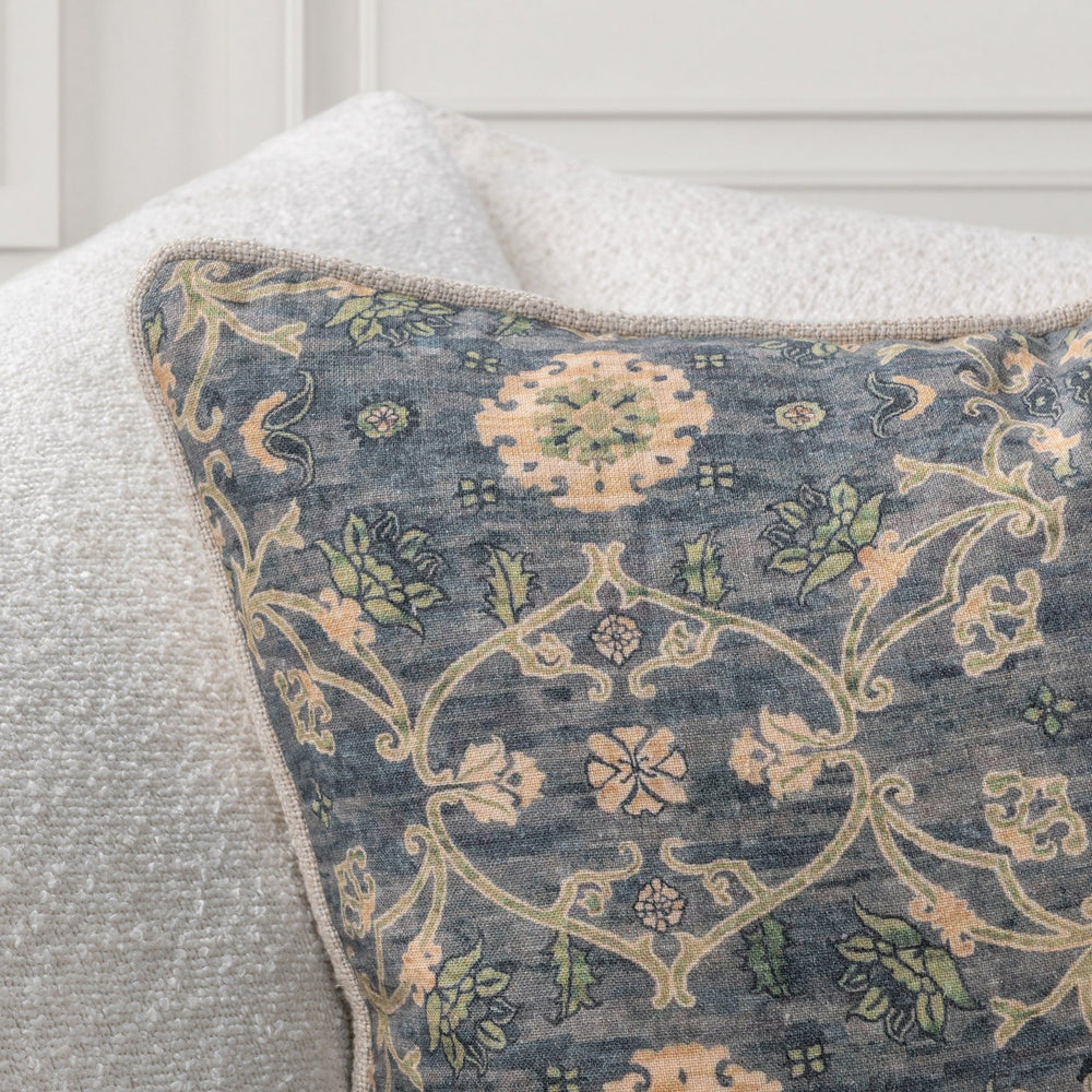 Ira - 22" x 22" Accent Pillow - Blue Sea Multi