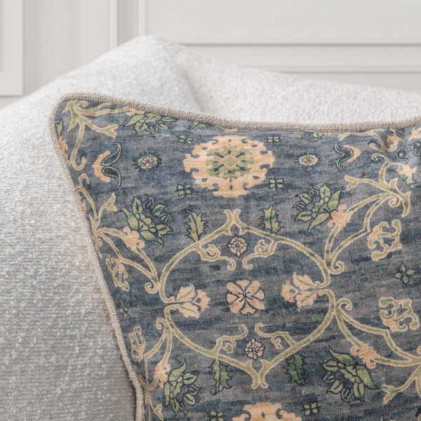 Ira - 22" x 22" Accent Pillow - Blue Sea Multi