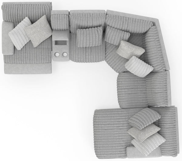 Abraxas - 6 Piece Reclining Sectional