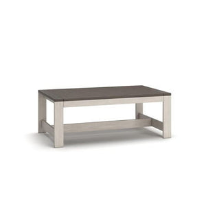Vista Highlands - Rectangular Cocktail Table - Brown / White