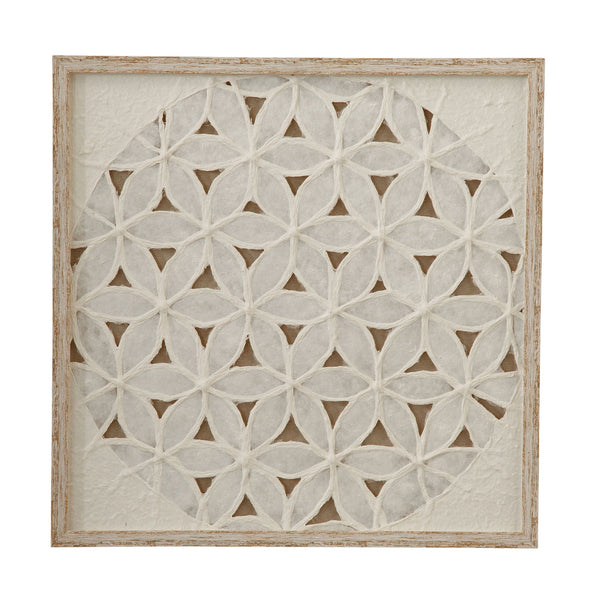 Lamberts Bay Wall Art - White / Light Brown