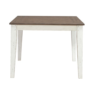 Al Fresco - Rectangular Leg Table - Graphite & Whitestone