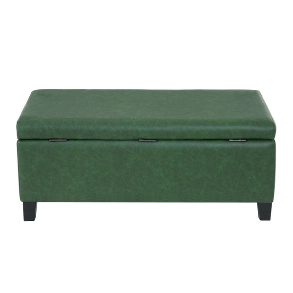 Storage Ottoman With Flip Top Lid