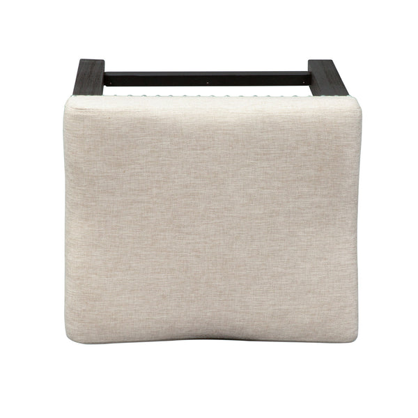 Heatherbrook - Upholstered Console Stool - Charcoal & Ash