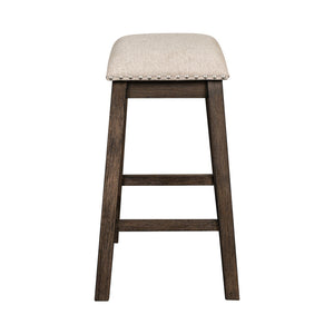 Harrison - Upholstered Console Stool - Espresso