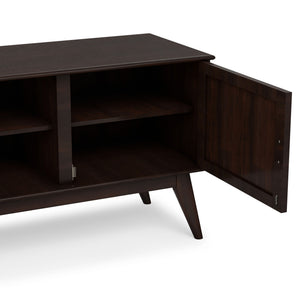 Draper - Handcrafted Mid Century Low TV Media Stand