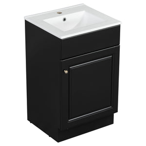 Bathroom Vanity With Sink, Cabinet With Adjustable Shelf