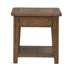 Carolina Park - End Table - Amber Brown