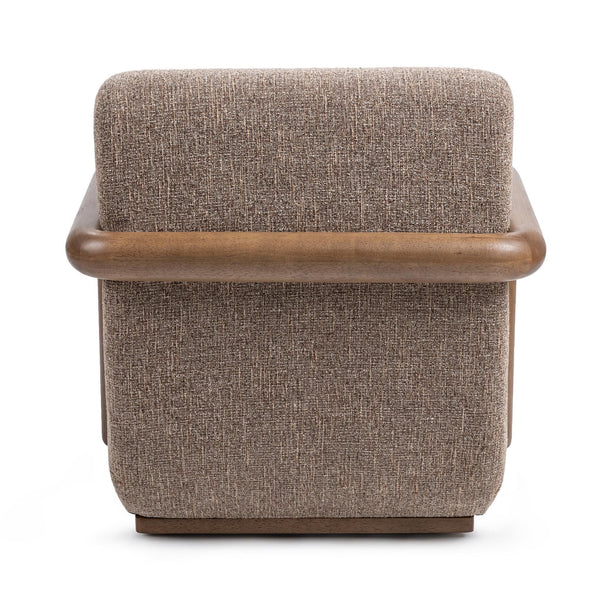 Welson - Swivel Accent Chair - Warm Mocha