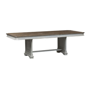 Abbey Park - Trestle Table - Antique White