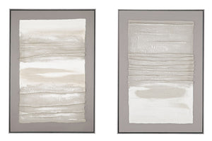 Zole II Framed Canvas - Gray