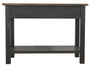 Tyler Creek - Sofa Table - Grayish Brown / Black