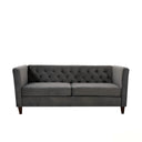 Button Tufted 3 Seater Sofa For Living Room