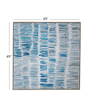 Blue Gail Canvas Art - Light Blue