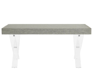 Oasis - Seascape Writing Desk - Gray / White