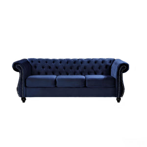 Chesterfield 3 Seater Sofa With Rolled Arms