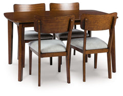 Tameride - Dining Room Table Set (Set of 5) - Brown