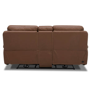 Cameron - Loveseat With Console P3 & ZG - Dakota Saddle
