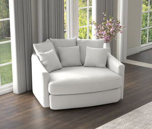 Matty - Round Accent Cuddle Chaise