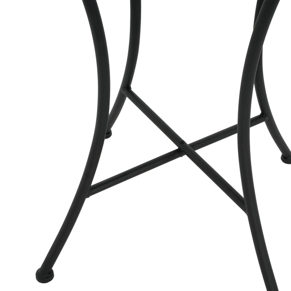 Lambert - Outdoor Chat Set - Black / Red