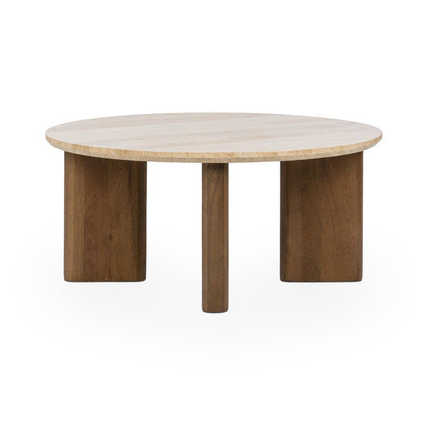 Idella - Travertine Round Table