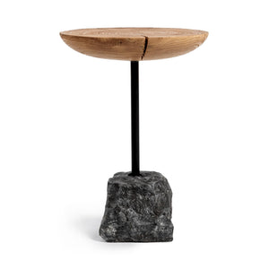 Linden - End Table - Natural / Black