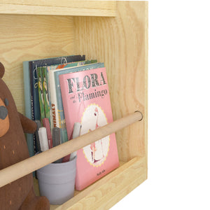 3 Tier Book Shelf, Compact Storage For Bedrooms