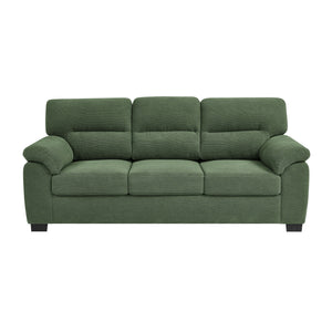 3 Seater Sofa With Padded Armrests And Triangular Leg