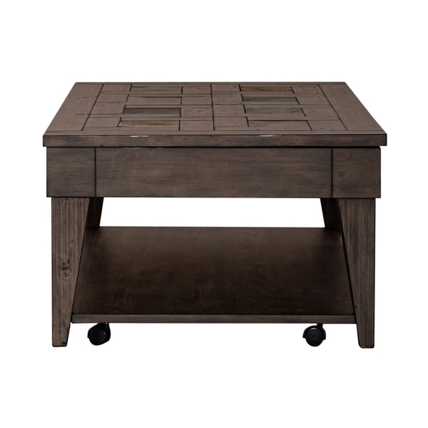 Arrowcreek - Lift Top Cocktail Table - Weathered Stone