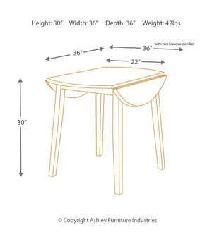 Hammis - Round Dining Table Set