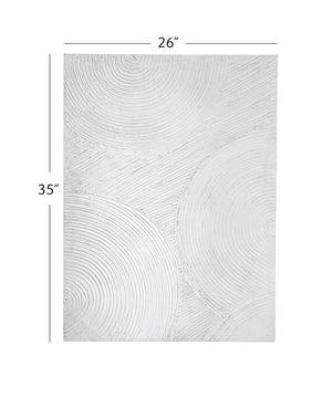Elton Wall Art - White