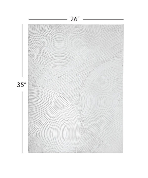 Elton Wall Art - White