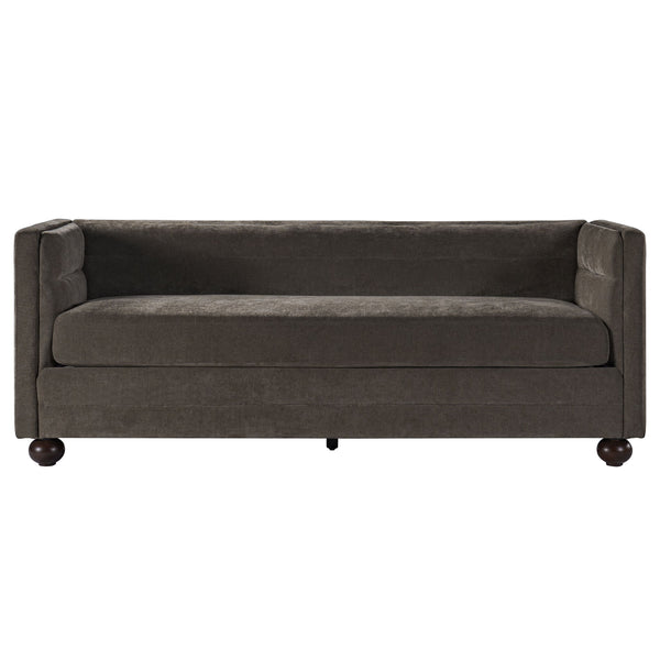 3 Seater Sofa Upholstery With Square Arms, Living Room Couch